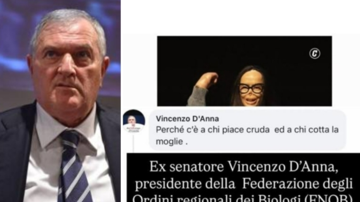 Insulti choc a Valentina Pitzalis, la solidarietà della Federazione biologi all'ex senatore D'Anna: «La sua era solo una battuta»