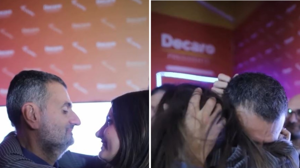 Regionali in Puglia, l'abbraccio tra Decaro e la figlia Chiara: ecco perché ha dedicato la vittoria a lei