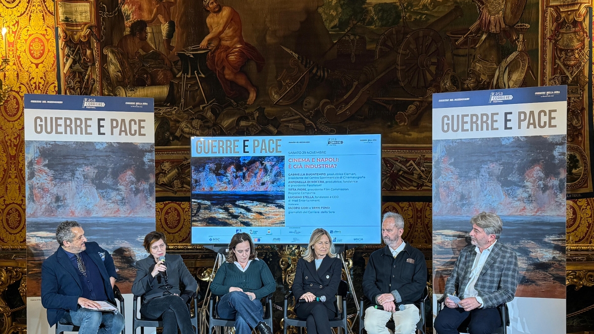 CasaCorriere 2025, «Napoli può diventare capitale del cinema italiano»