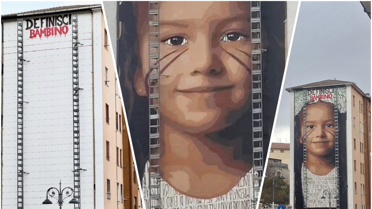 Hind Rajab, Jorit dedica un grande murale alla bimba palestinese
