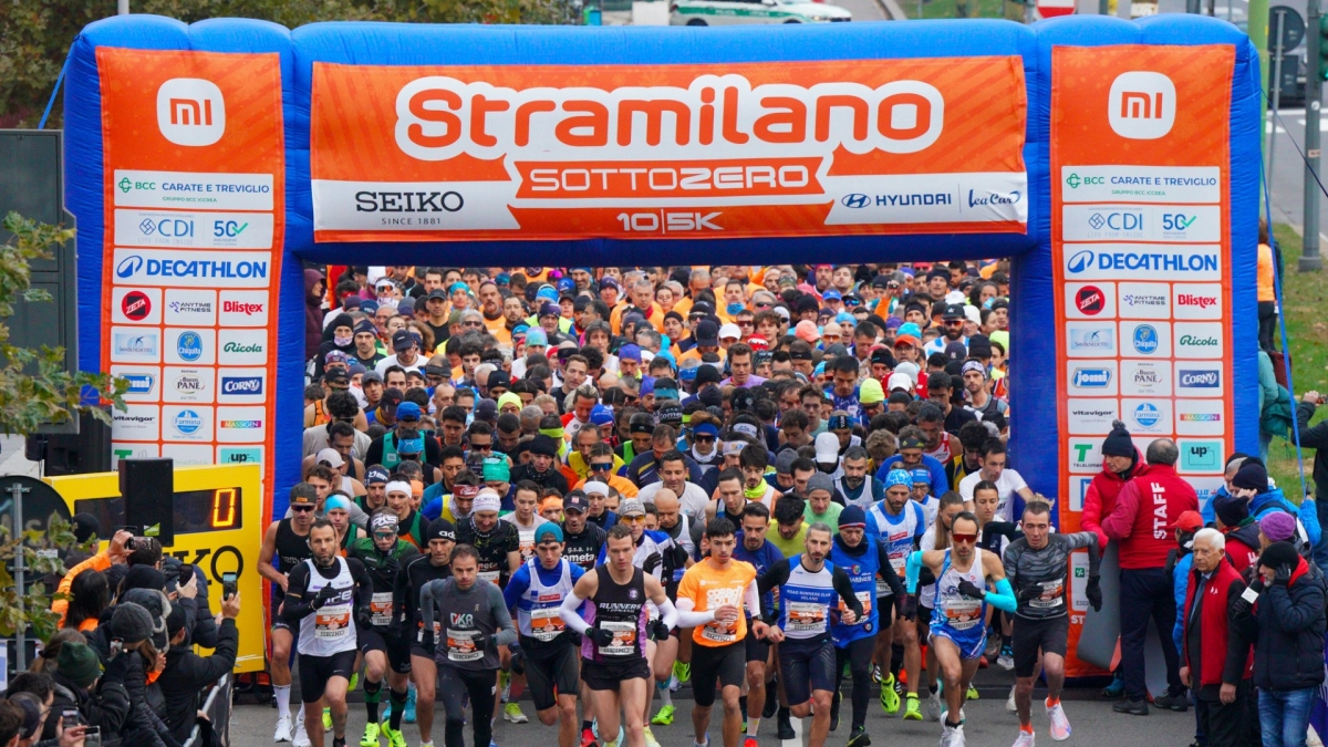 Milano, la carica dei cinquemila per la Stramilano Sottozero: a Citylife tutto esaurito e record del tracciato