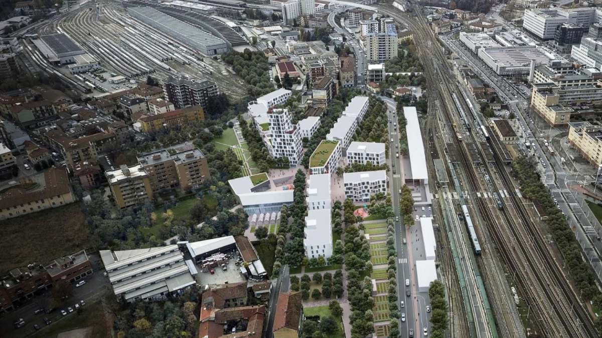 Scalo Greco-Breda, nuovo quartiere social housing di Milano: «Il 60% del progetto destinato a verde e spazi pubblici»