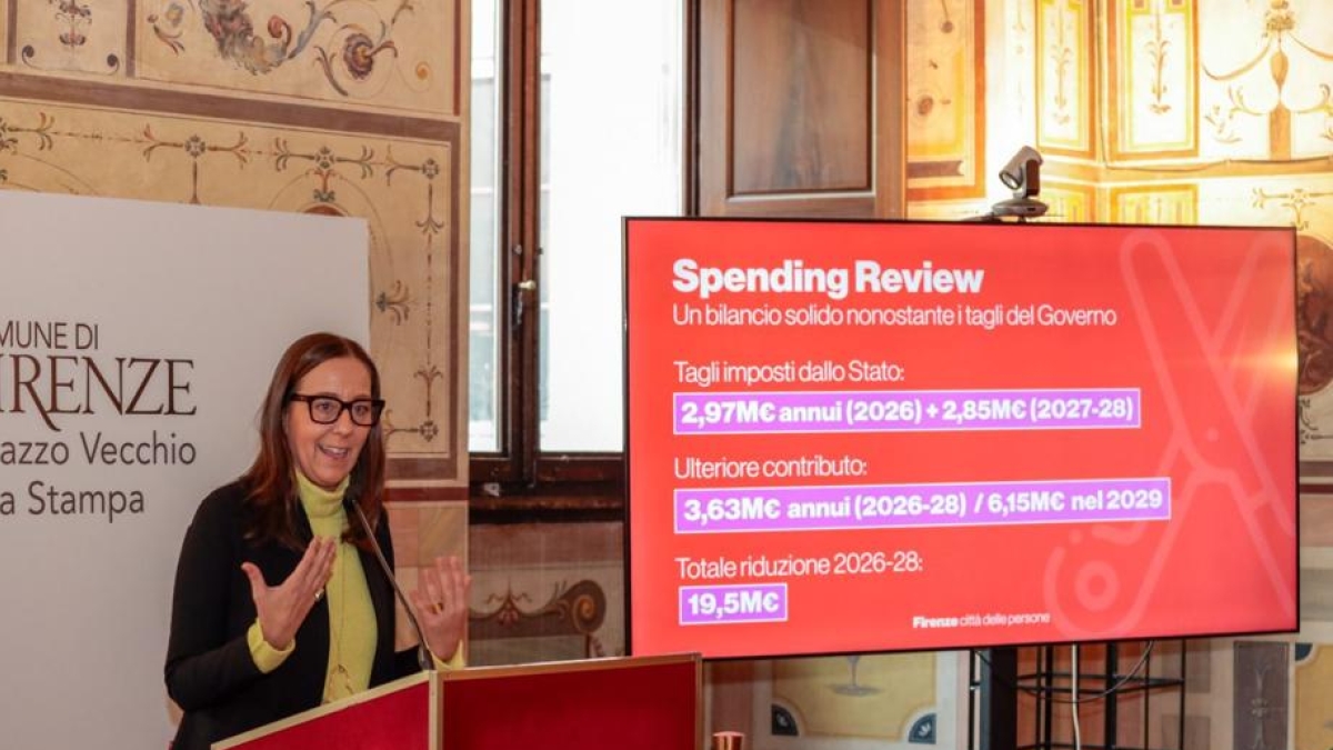 Firenze, la sindaca Funaro fa i conti: niente nuove imposte ma servizi a rischio dal 2027