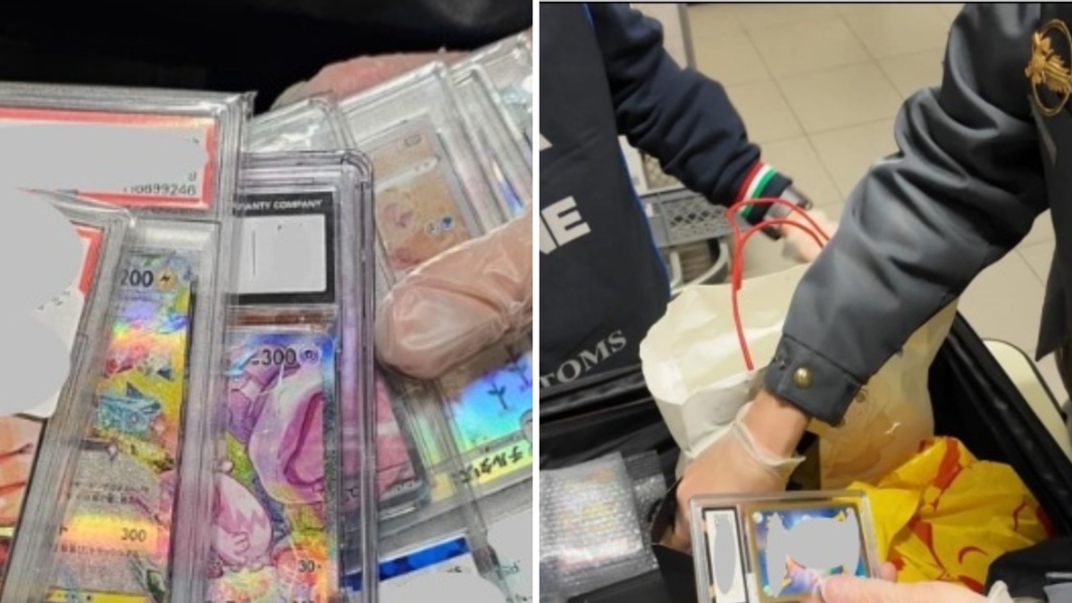 Milano, nasconde in valigia carte Pokémon e One Piece per 90 mila euro: accusato di contrabbando a Linate e multato per 22 mila euro