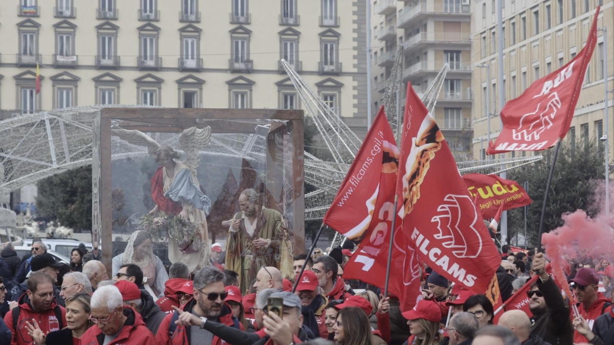 Lo sciopero generale a Napoli