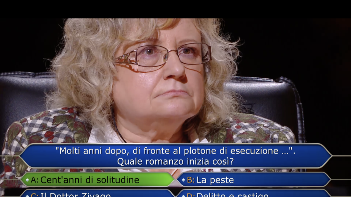 Le dieci domande di «Chi vuol essere milionario?» nella puntata in cui Vittoria Licari ha raggiunto il jackpot