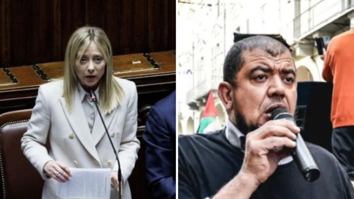 Mohamed Shahin liberato dai giudici di Torino, il monito di Giorgia Meloni: «Compito delle istituzioni è preservare la Repubblica dai rischi per sicurezza»