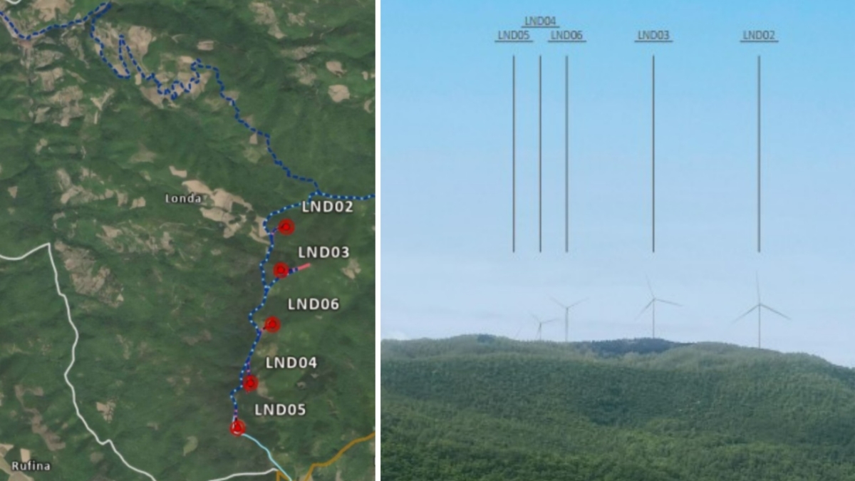 Parco eolico di Londa, sei pale di 200 metri tra il passo dei Crocemori e il valico della Consuma: arriva un altro no