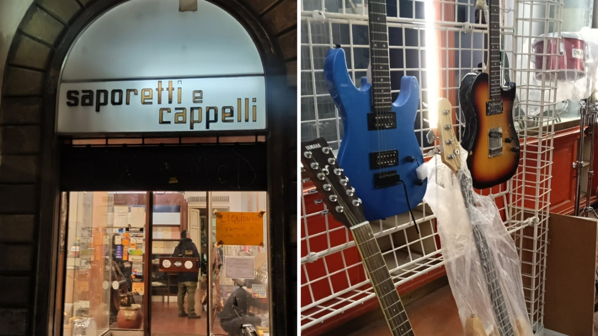 Firenze, il negozio di musica Saporetti e Cappelli chiude dopo 121 anni di attività: al suo posto un'altra struttura ricettiva?