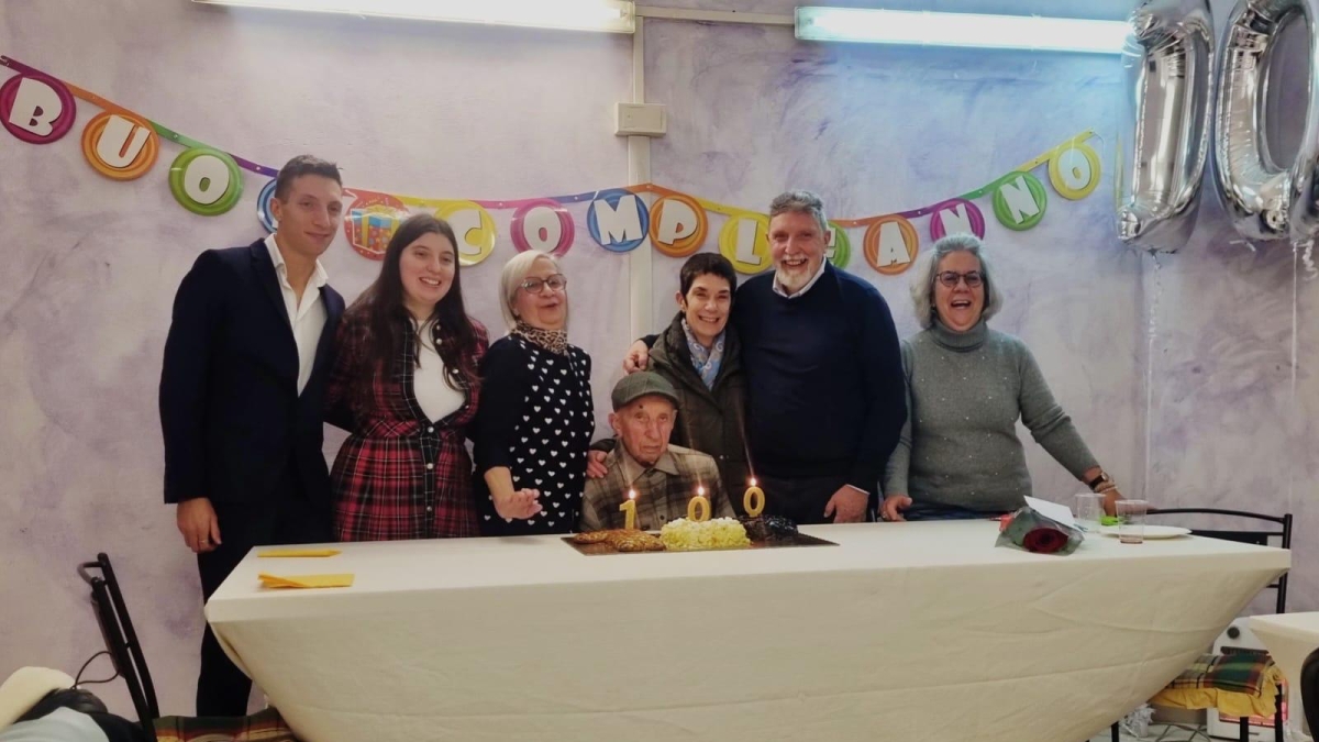 Guido, il centenario di Soffiano: «Le cose da mangiare erano più buone una volta»
