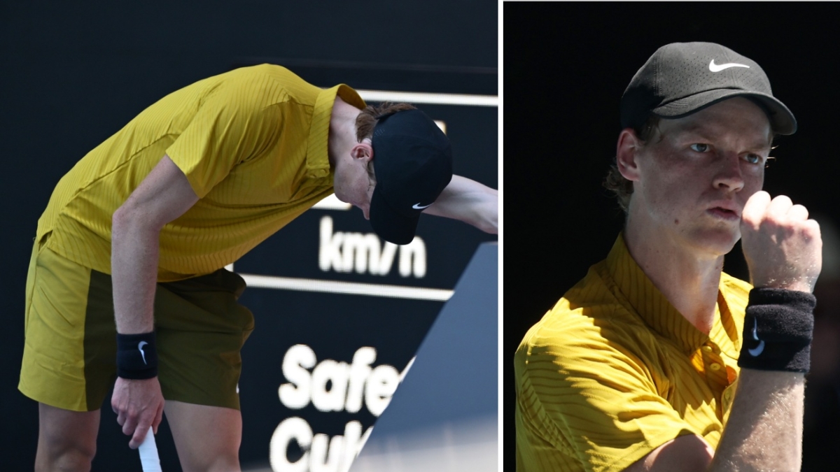 Sinner, che spavento: va sotto, lotta con i crampi e rischia di crollare, poi vince. «La regola del caldo mi ha aiutato» | Cosa è