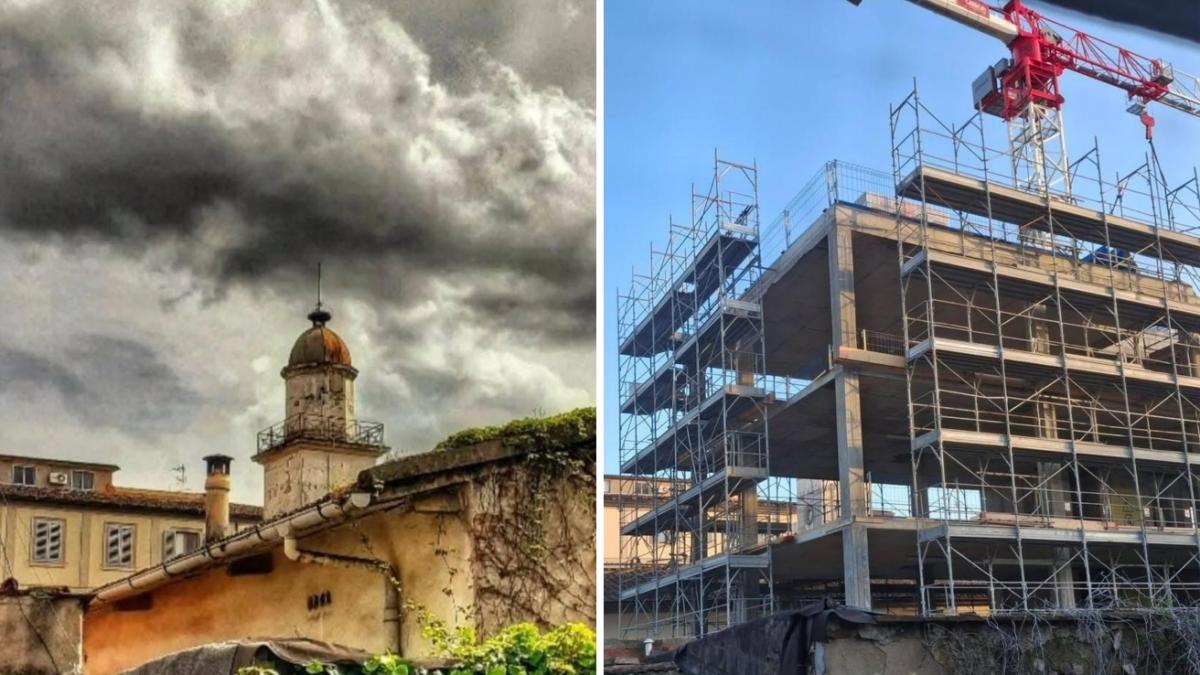 Firenze, esposto sui lavori nell'ex ospedale di via San Gallo: la protesta dei cittadini senza più luce