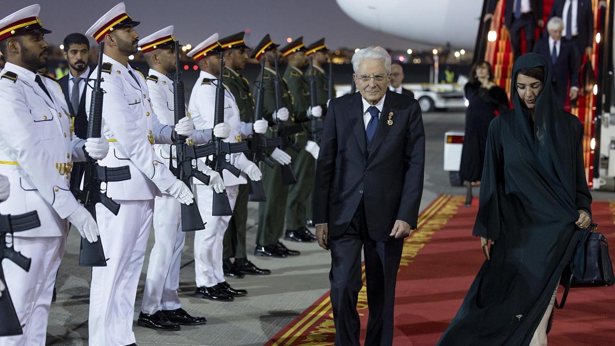 Il presidente Mattarella incontra a Dubai il papà di Emanuele Galeppini