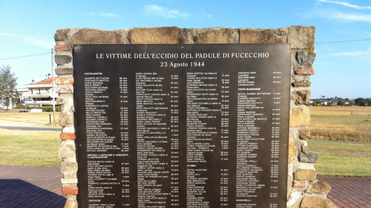 Eccidio del Padule di Fucecchio, risarcimento di 371 mila euro per il figlio di una delle 178 vittime dei nazisti