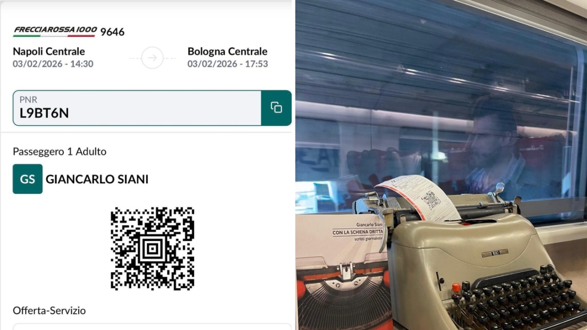 Giancarlo Siani, la sua macchina da scrivere torna a viaggiare