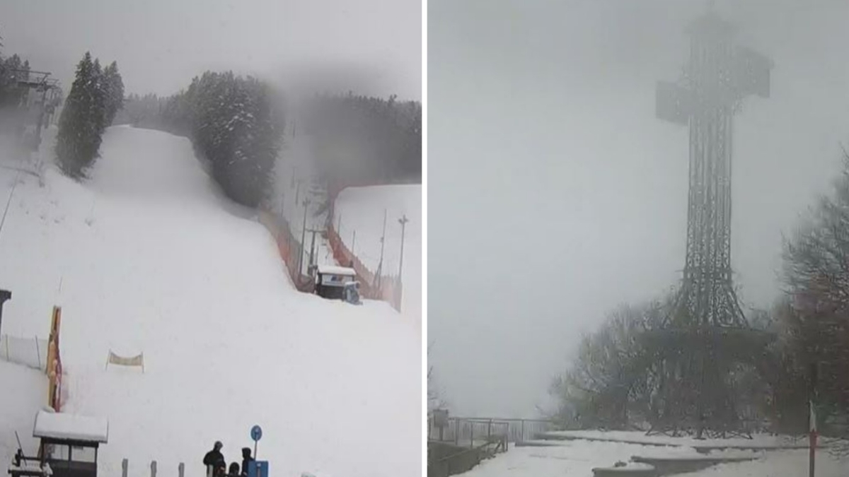 Neve in Toscana sopra ai mille metri: all'Abetone 42 cm, 47 cm sulla vetta dell'Amiata