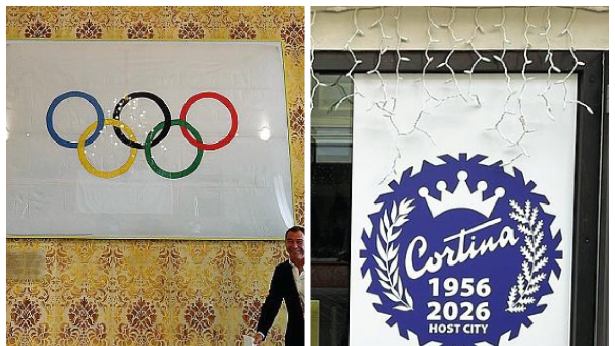 Cortina senza il simbolo ufficiale delle Olimpiadi, il sindaco: «Costava sette milioni di euro, ci siamo fatti il nostro»