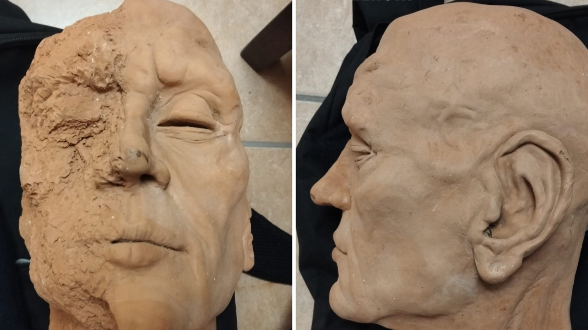 San Benedetto Po, lo strano furto alla mostra d'arte: rubata una testa umana in argilla. Le telecamere incastrano un 81enne