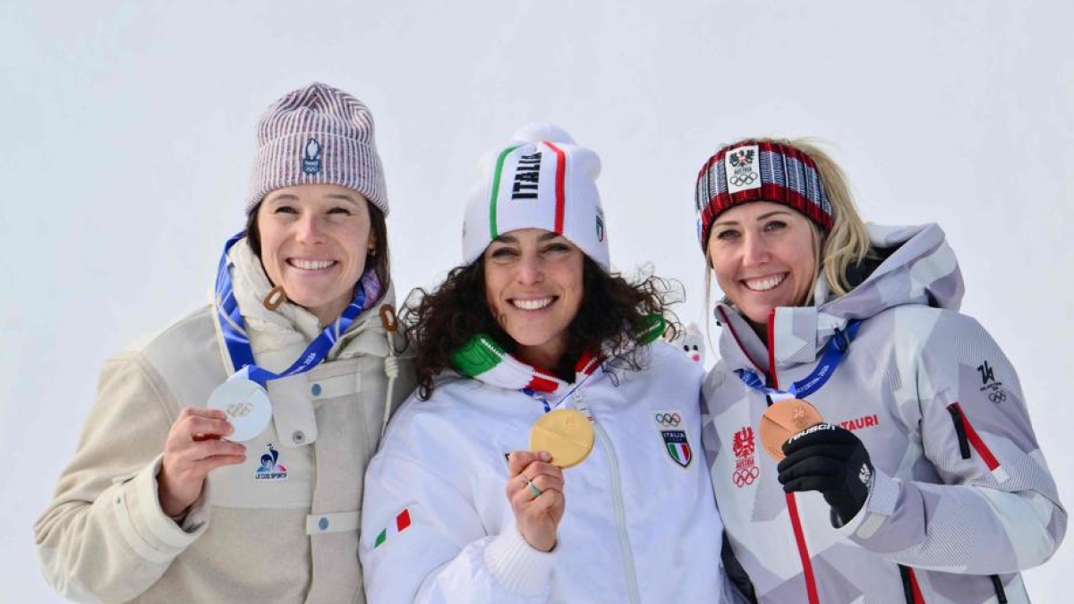 Che sogno, Brignone: vince il SuperG e abbraccia Mattarella. Primo oro, un anno dopo l