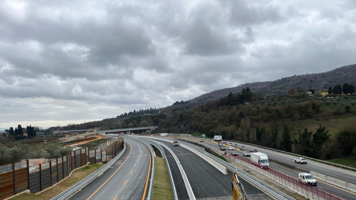 A1, lavori per la terza corsia: autostrada chiusa al traffico la notte del 28 febbraio