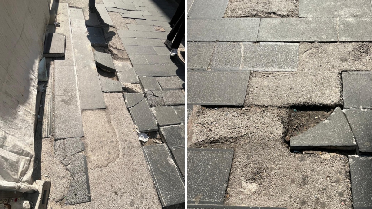 Via Toledo è un colabrodo, i turisti cadono come birilli