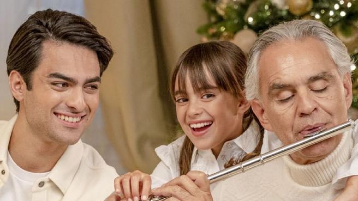 Andrea Bocelli, chi sono i tre figli Matteo, Amos e Virginia