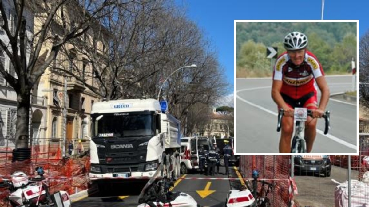 Firenze, incidente sul viale Gramsci tra un camion e una bici: muore un ciclista di 78 anni
