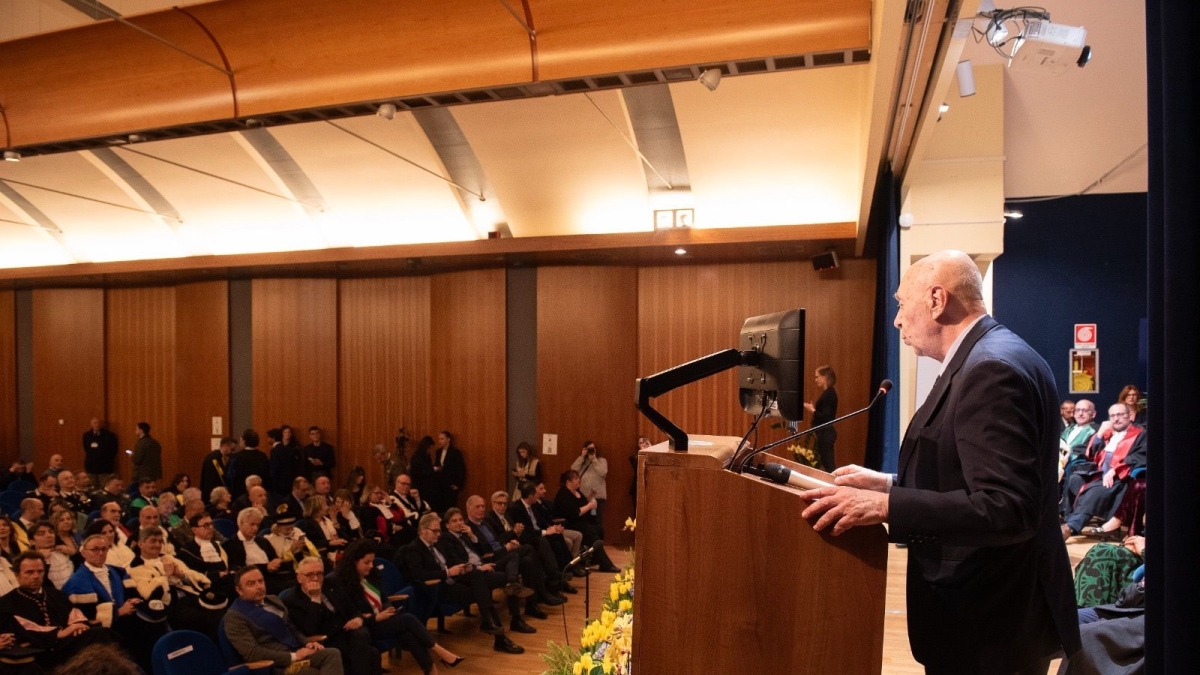 Viterbo, università Unitus inaugura l'anno accademico. Mieli: «Persone del vostro livello servono ovunque»