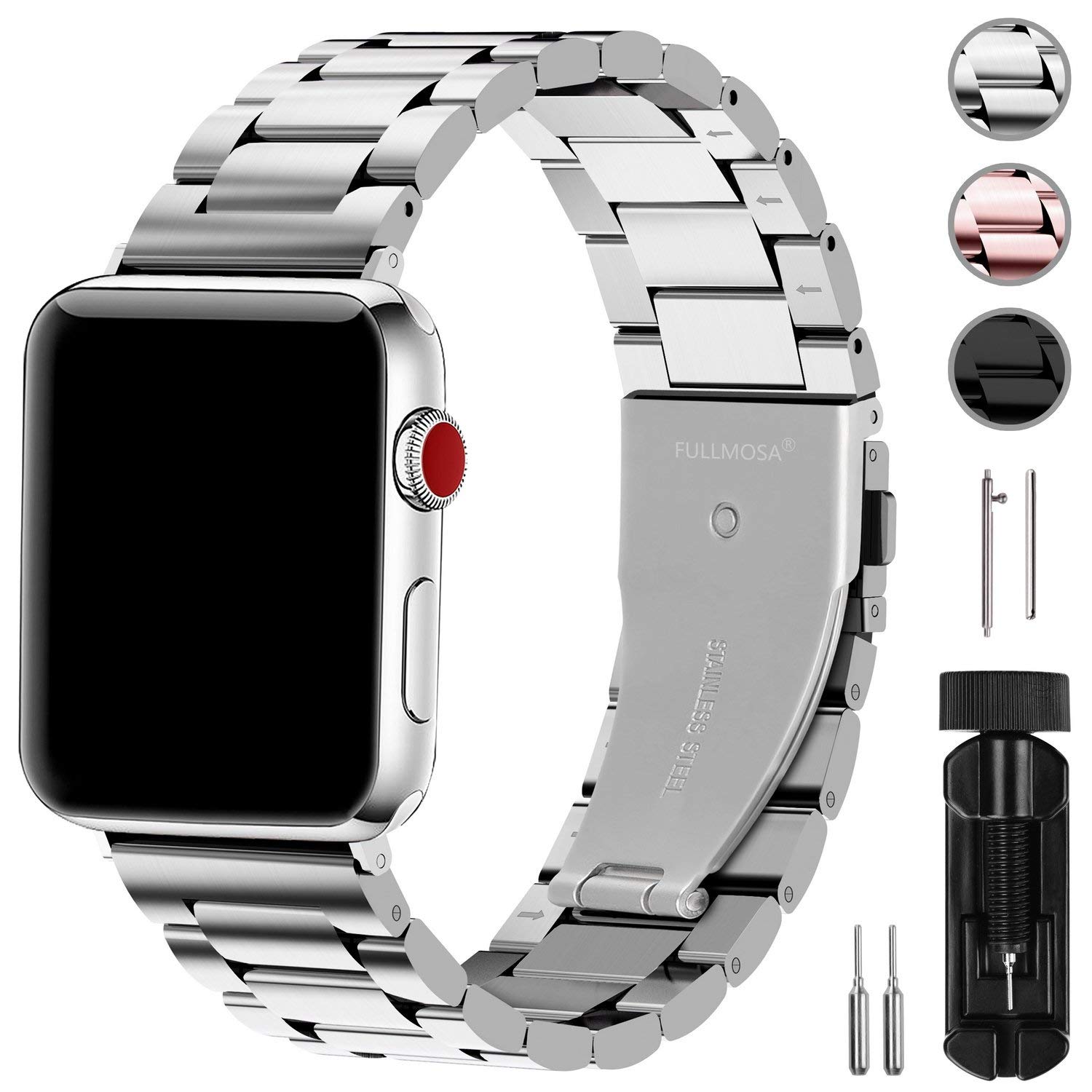 Cinturino Apple Watch acciaio