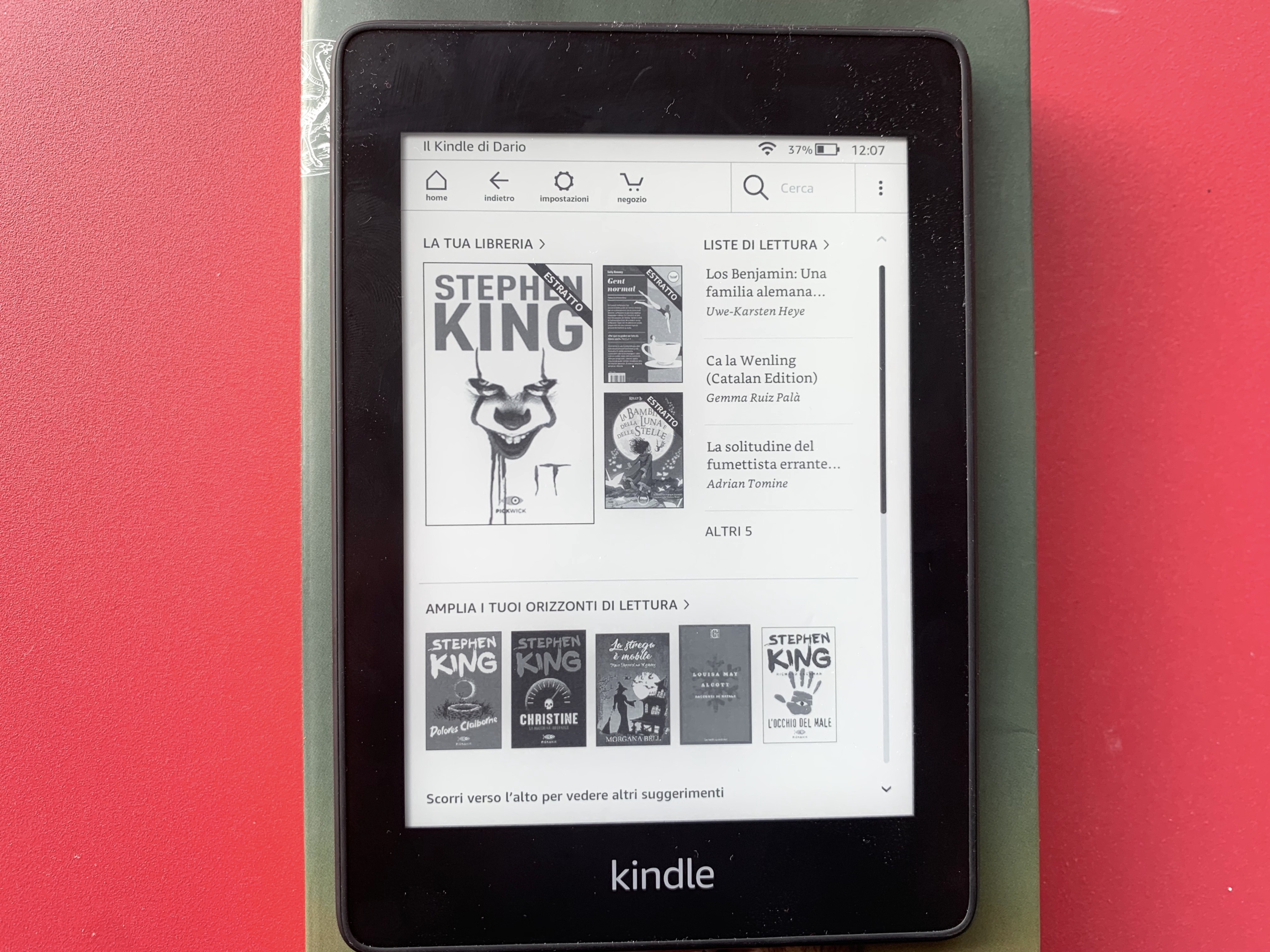 
                                    
                                Kindle Paperwhite, l'eBook reader ideale per tutti