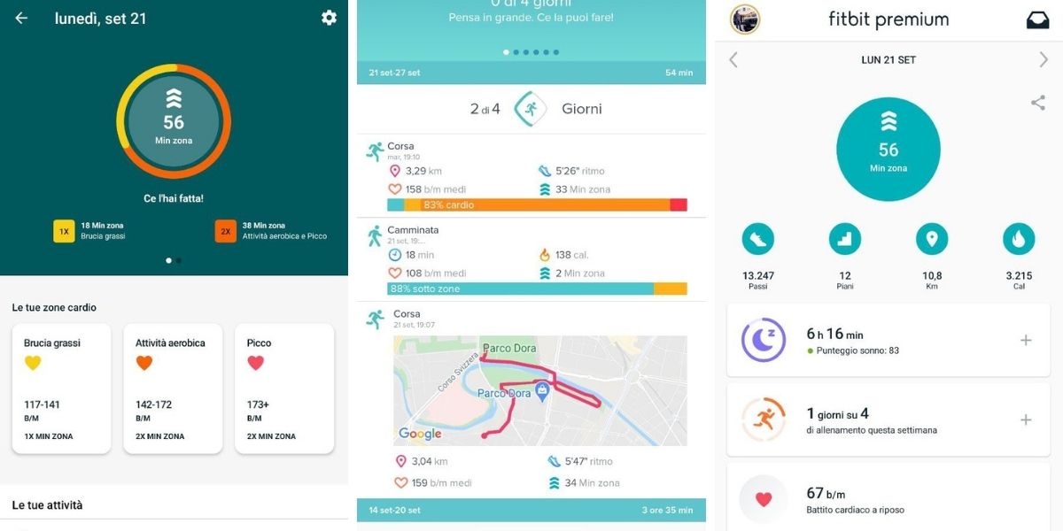 
                                    
                                Fitbit Charge 4, con il GPS possiamo anche tracciare gli allenamenti
