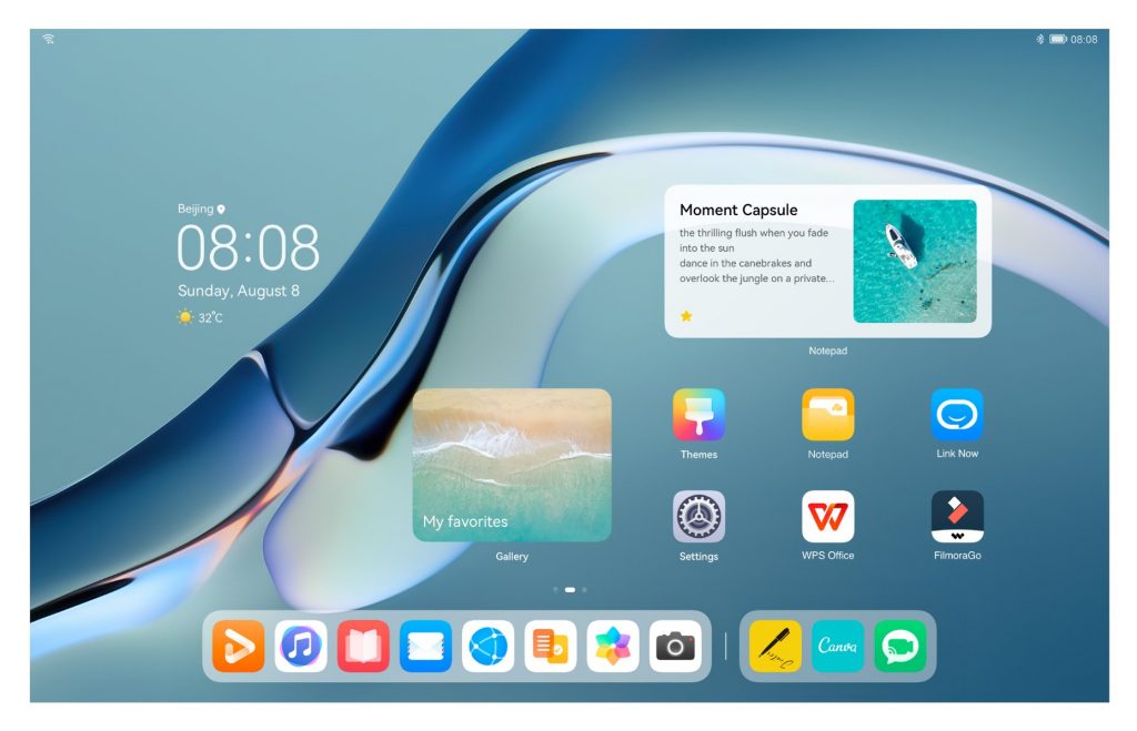 HarmonyOS su Huawei MatePad Pro: le analogie estetiche con iPadOs non mancano
