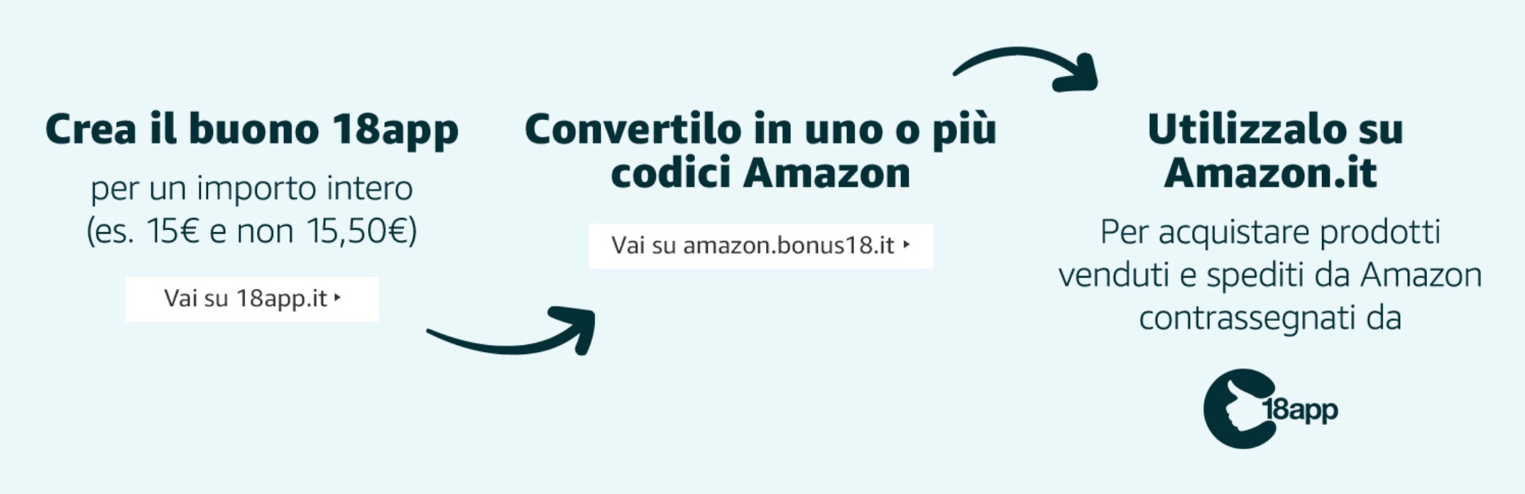 
                                    
                                18app Amazon: pagare, convertire il buono e cosa comprare