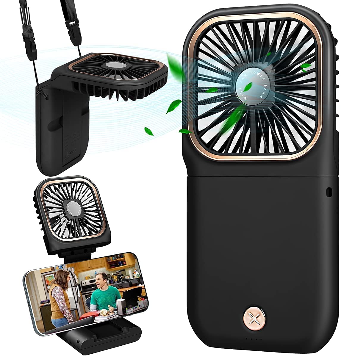 Ventilatore portatile: mini, a batteria, usb e silenzioso