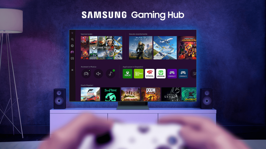 
                                    
                                Xbox, con l'app (ma senza console) si videogioca con le nuove Smart TV di Samsung