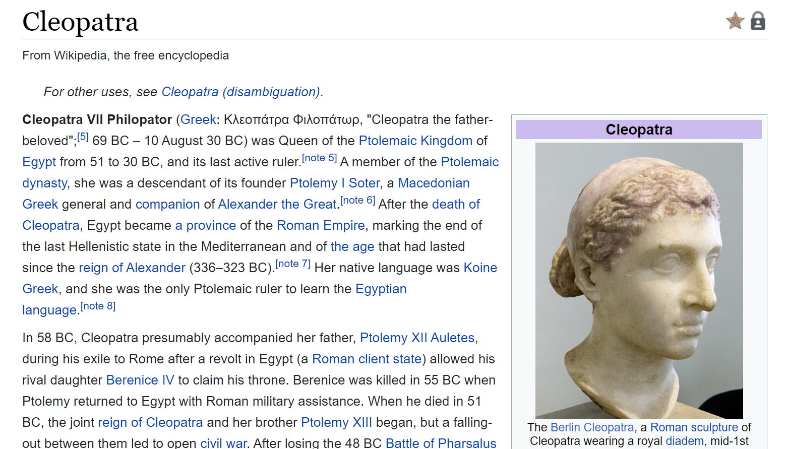 Perché quella su Cleopatra è stata la pagina Wikipedia più vista del 2022?
