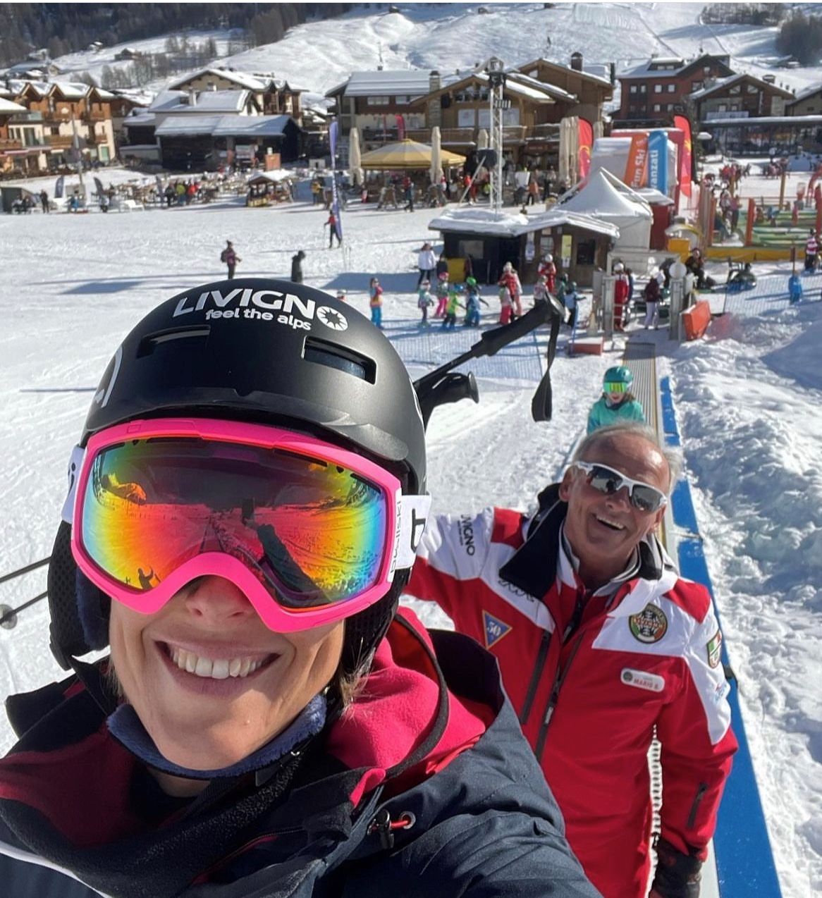 Federica Pellegrini alla prova degli sci a Livigno: «Parto dal livello sottozero, ma sono ottimista»