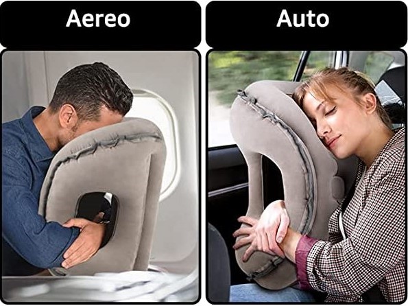 Cuscino per auto per bambini con supporto per testa e collo, poggiatesta  per auto morbido e confortevole