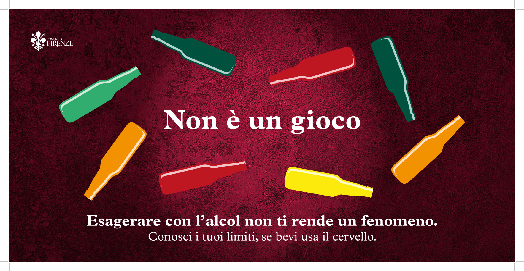 Firenze, al via la campagna «L'alcol non è un gioco»