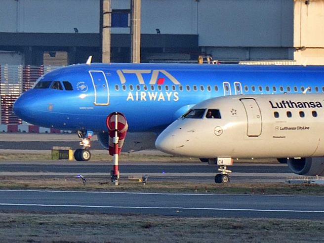 Le livree di Ita Airways e Lufthansa