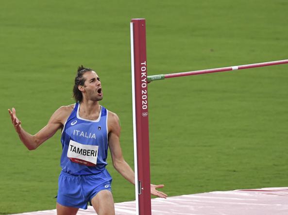 Gianmarco Tamberi, oro nel salto in alto (Ansa)