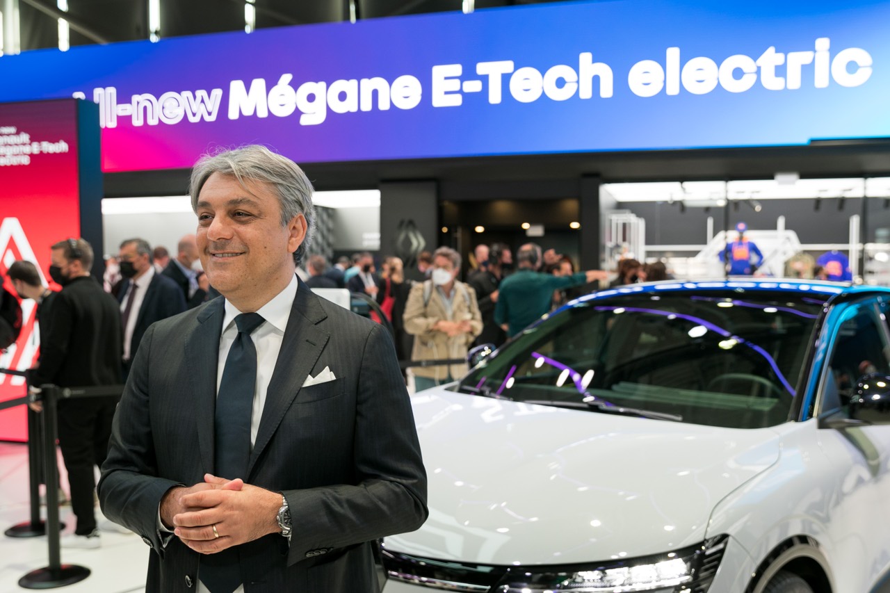 Luca de Meo, ceo di Renault, allo IAA di Monaco
