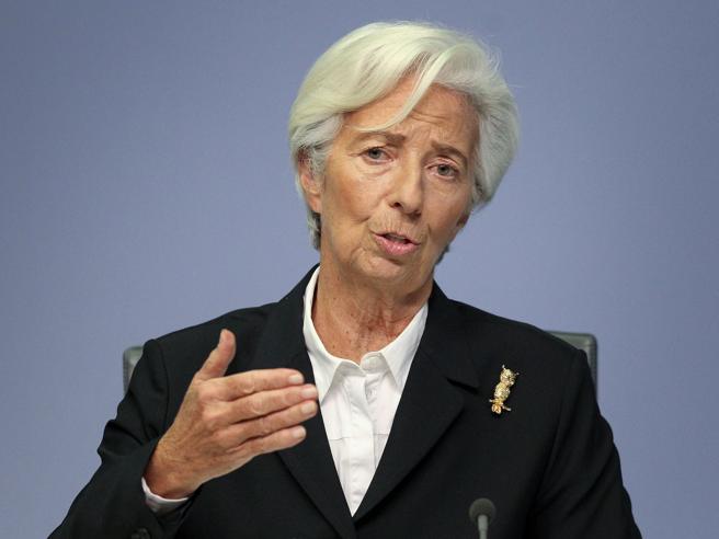 La presidente della Bce Christine Lagarde