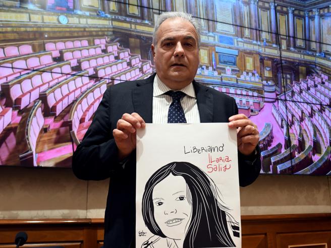 Roberto Salis, padre di Ilaria, in Parlamento