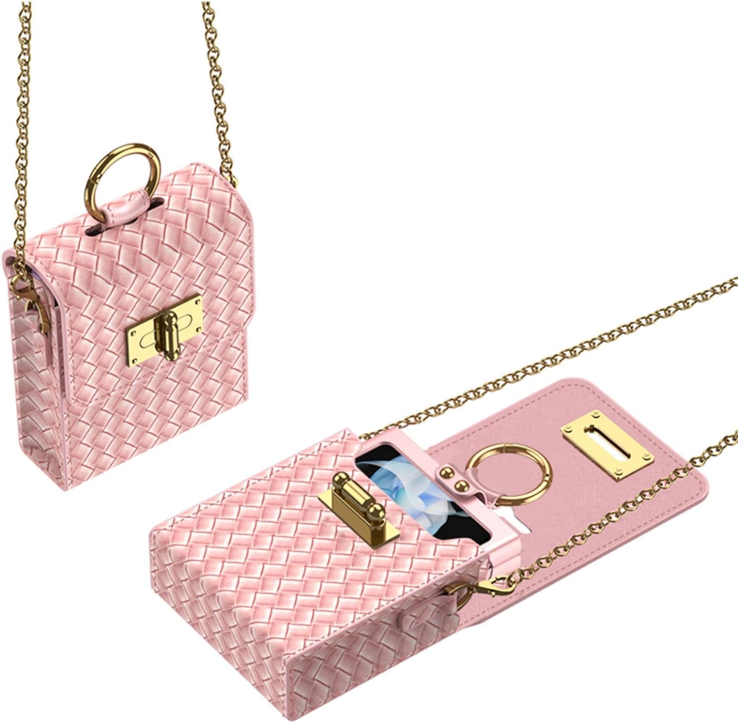 
                                    
                                La cover dello smartphone porta lipgloss di Hailey Bieber e altri accessori per non perdere mai il rossetto
