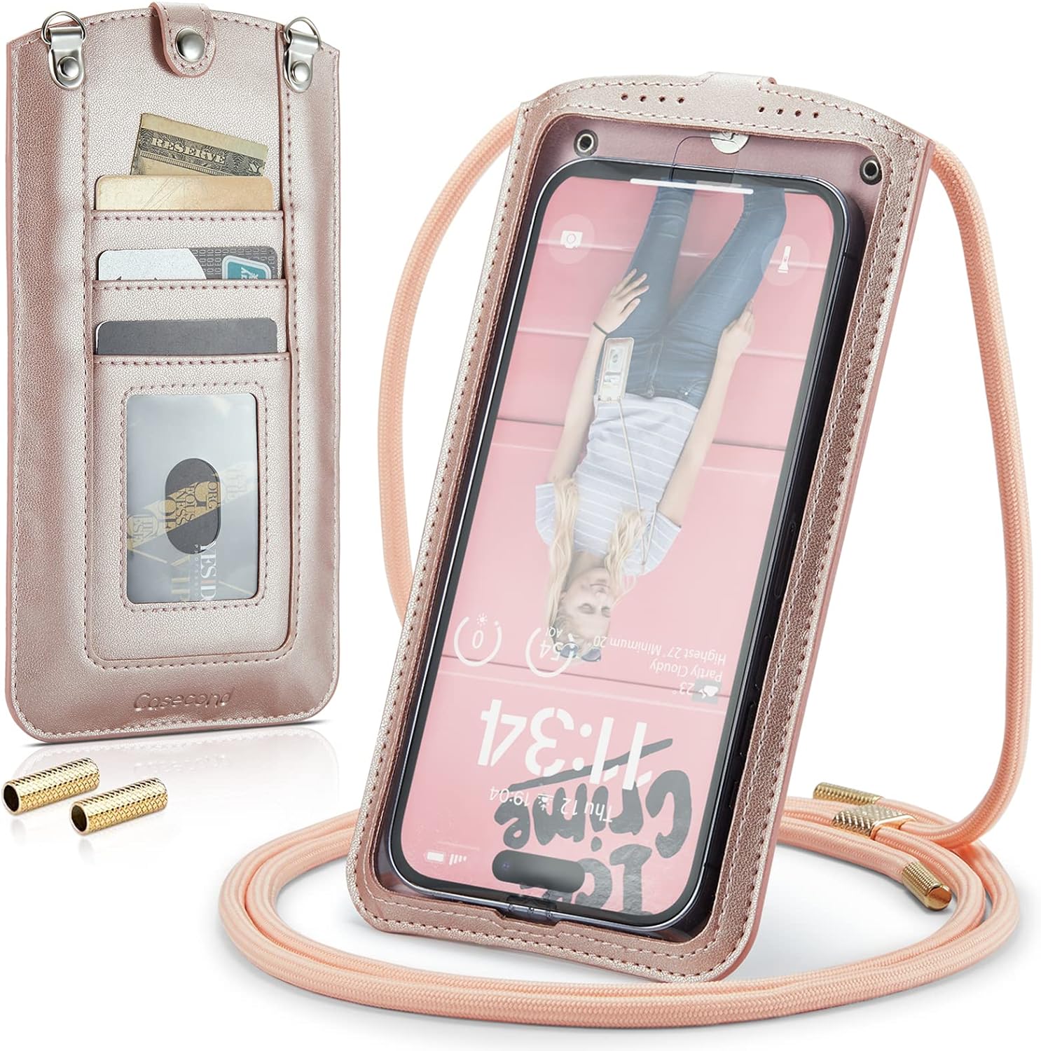 
                                    
                                La cover dello smartphone porta lipgloss di Hailey Bieber e altri accessori per non perdere mai il rossetto