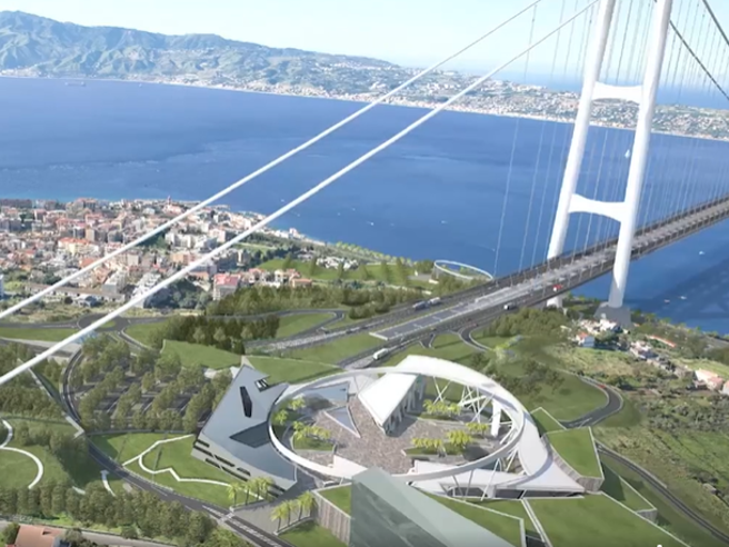 Il video inedito del Ponte sullo Stretto: prima e dopo dei luoghi dove verrà realizzata l'opera