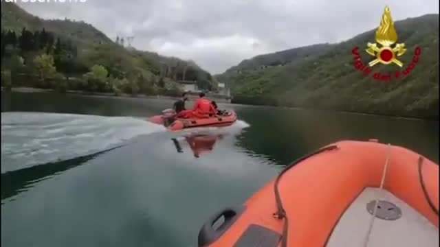 Le operazioni dei vigili del fuoco