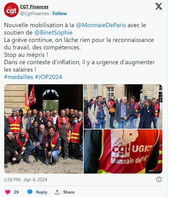 «Salari più alti», lo sciopero dei dipendenti della zecca francese: a rischio le medaglie di Parigi 2024