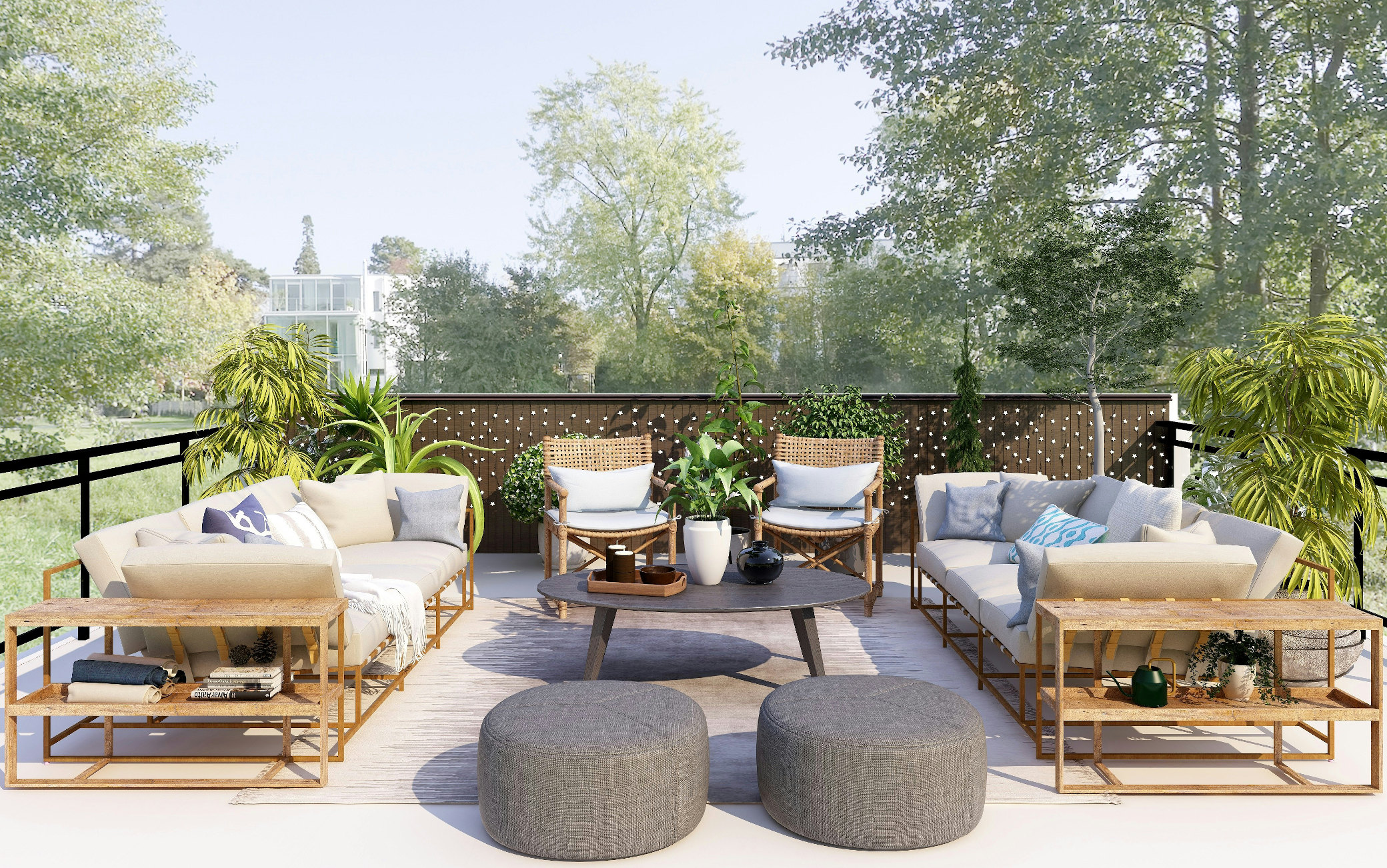 Come arredare il terrazzo in primavera ed estate, tra arredamento e piante
